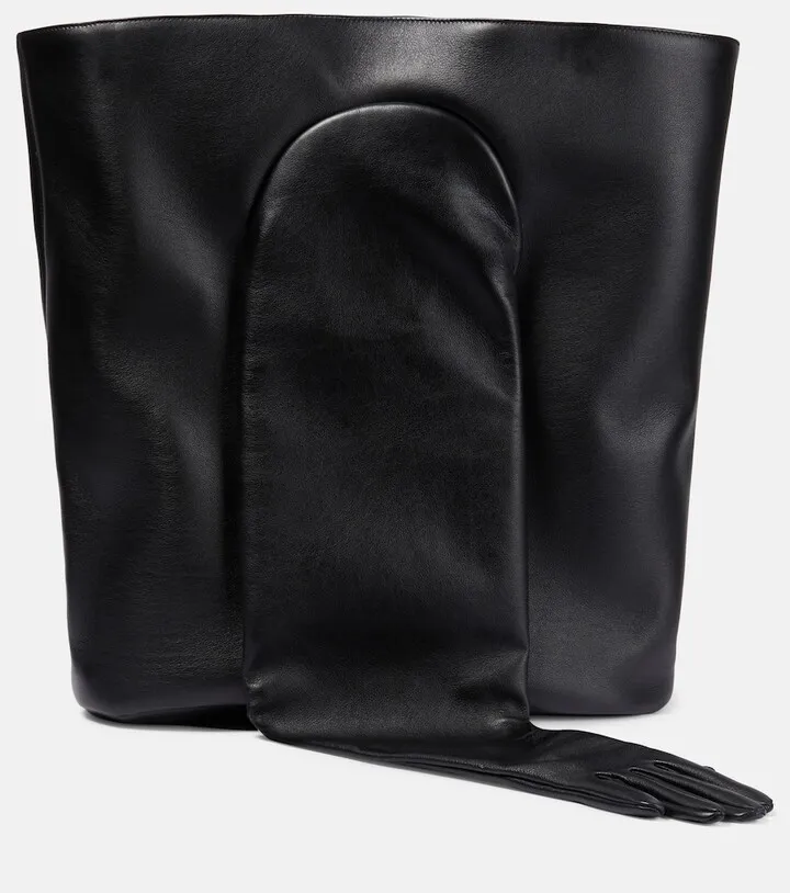 Glove Large leather tote bag