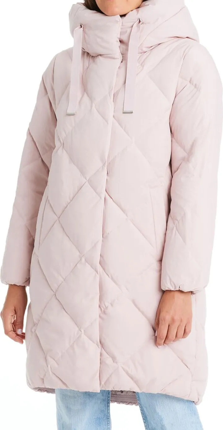 Hooded Down & Feather Fill Puffer Coat