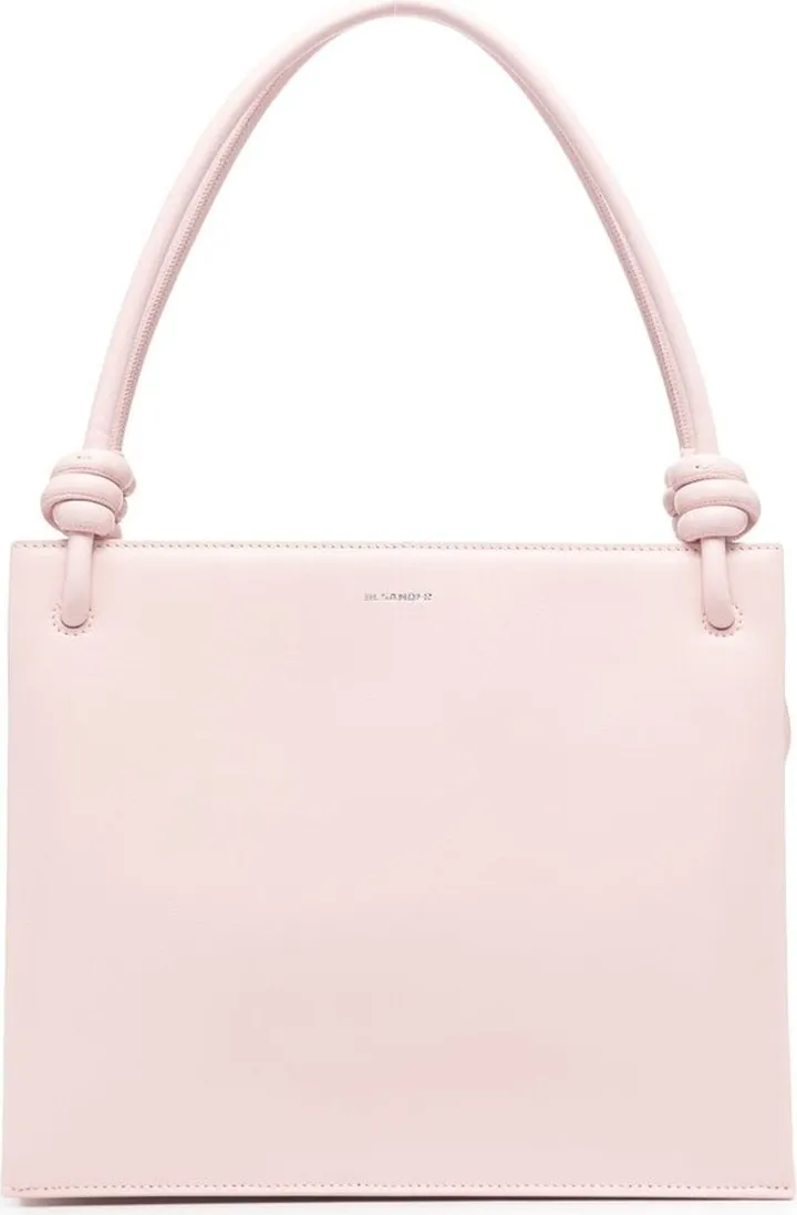 Knot Detail Logo Tote Bag
