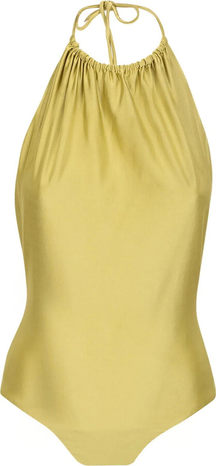 Halterneck Draped Top