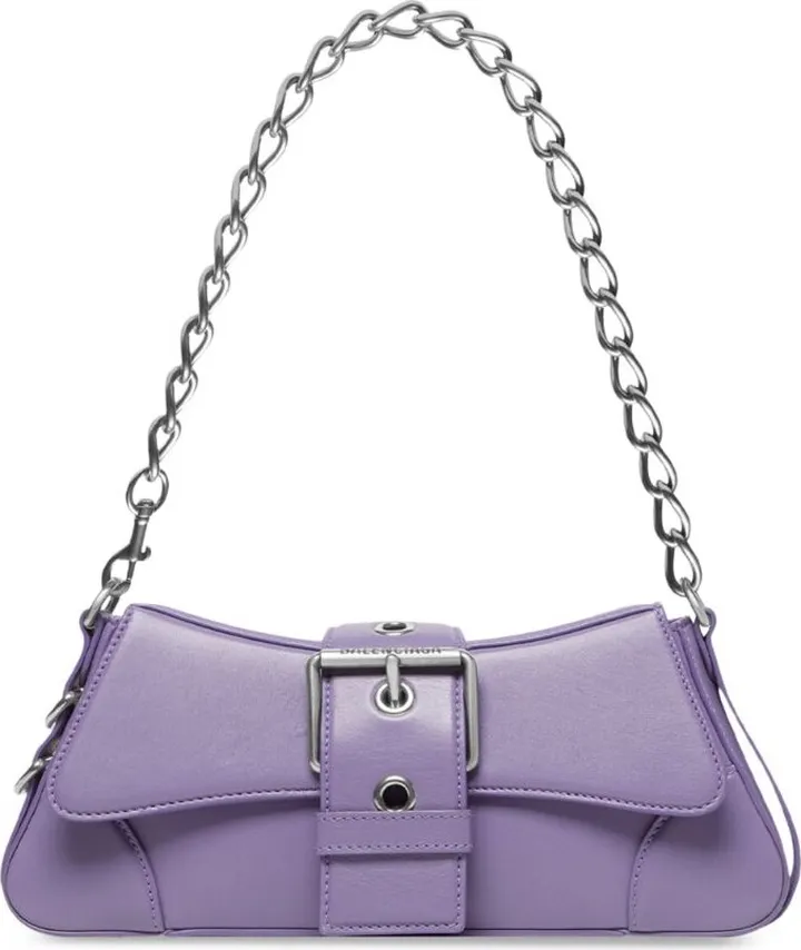 Balenciaga Leather Buckle Shoulder Bag