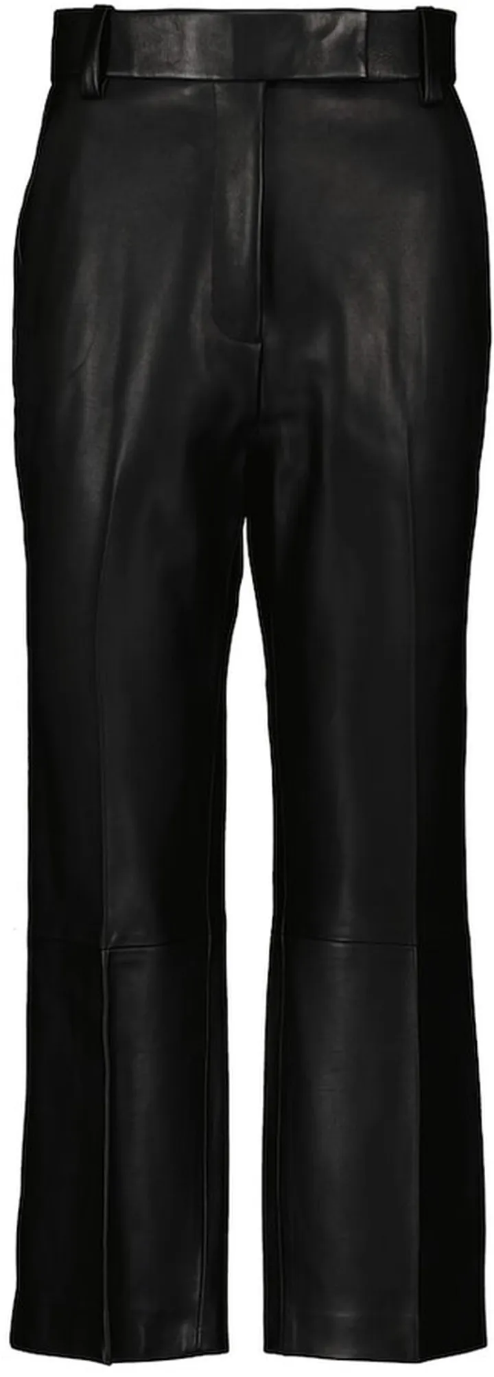 Melie leather cropped pants