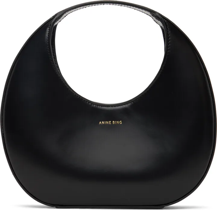 ANINE BING Black Mini Luna Bag