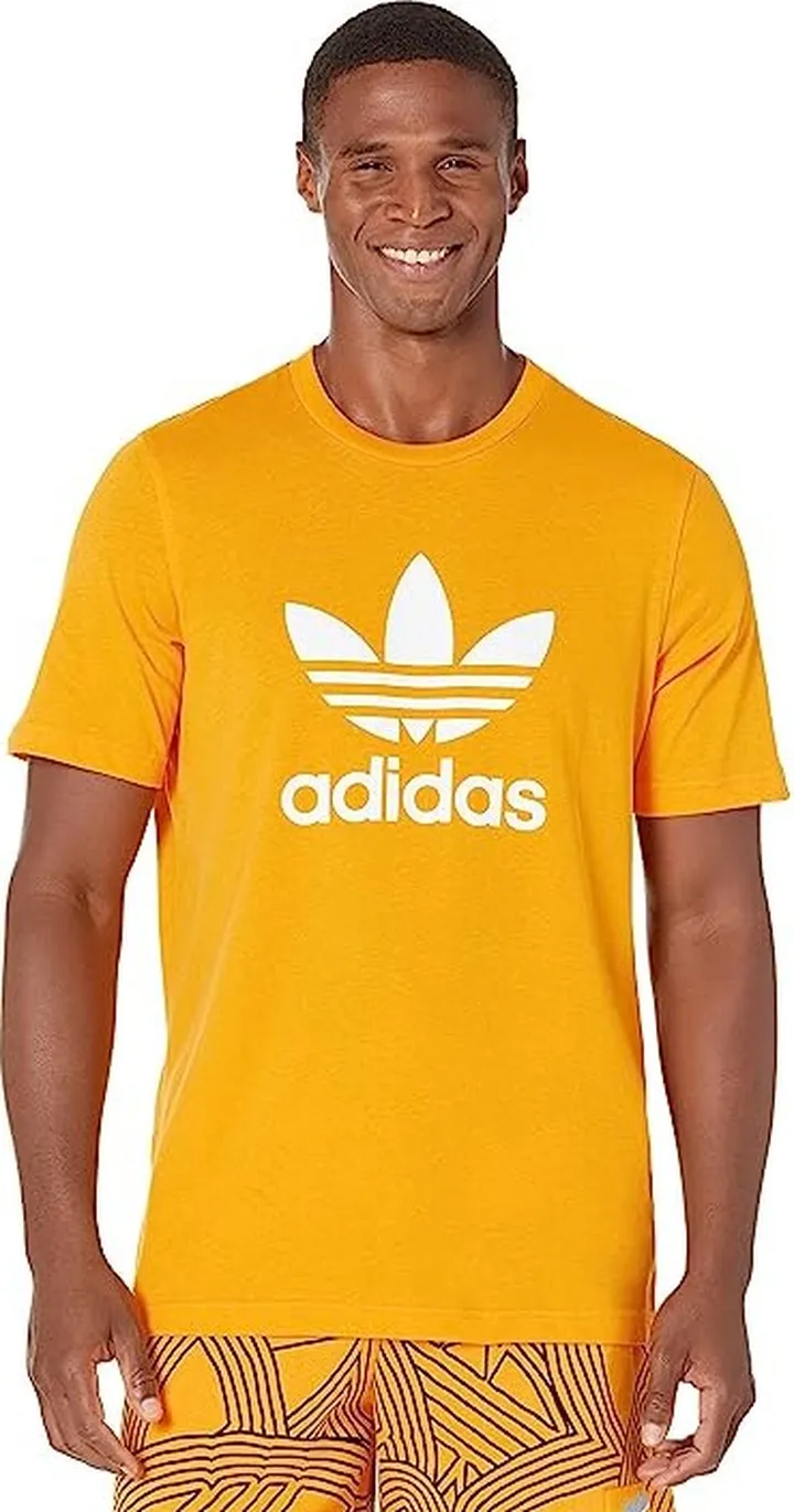 adidas Originals Trefoil Tee (Collegiate Gold) Men's T Shirt