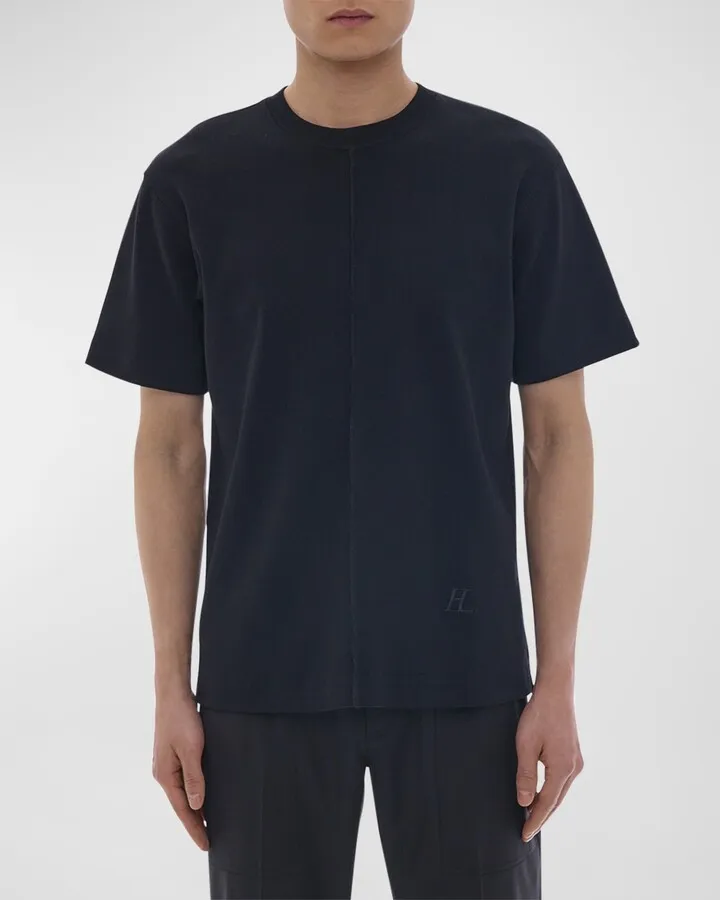 Men's Ribbed Cotton T-Shirt