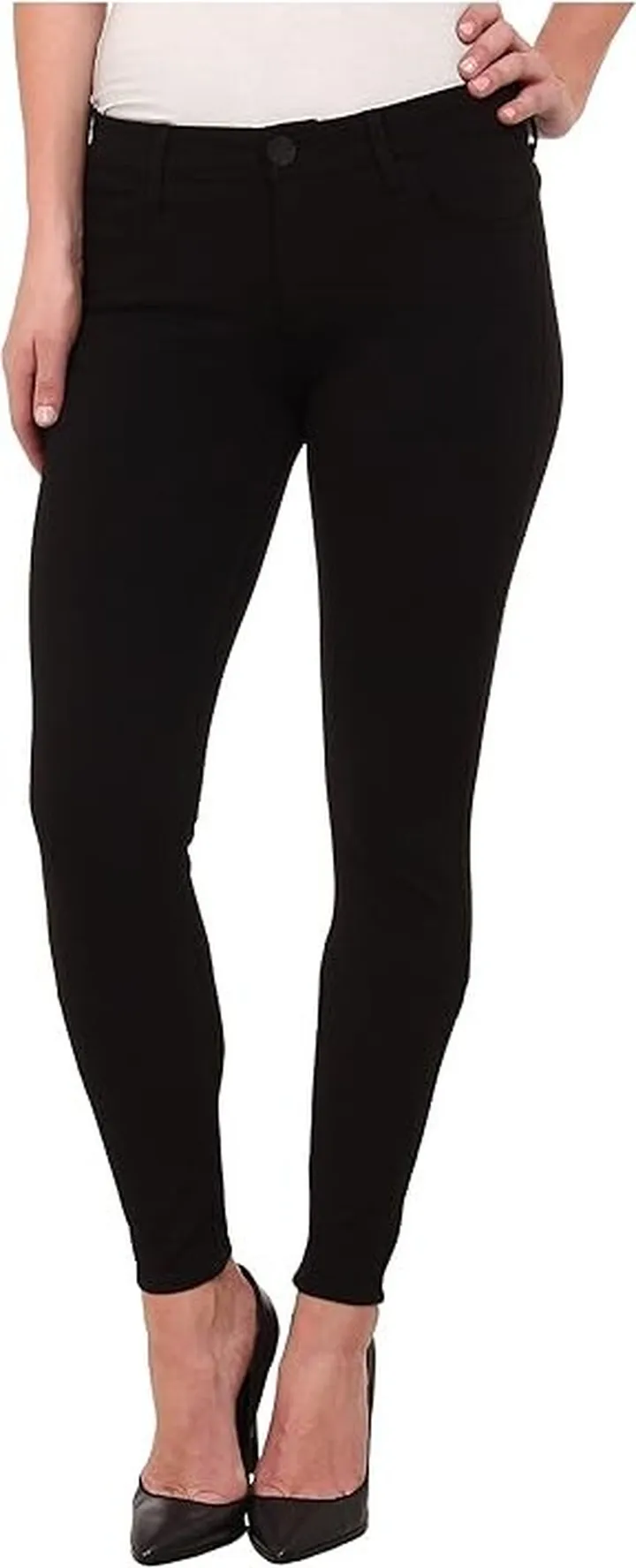 KUT from the Kloth Mia Ankle Skinny Ponte Pants (Black) Women's Jeans