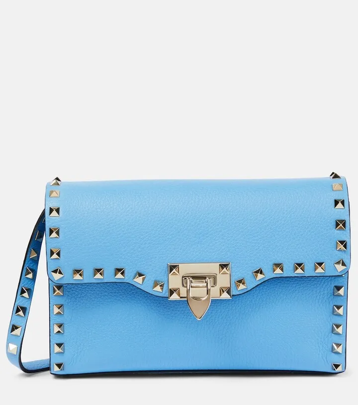 Rockstud Small leather shoulder bag