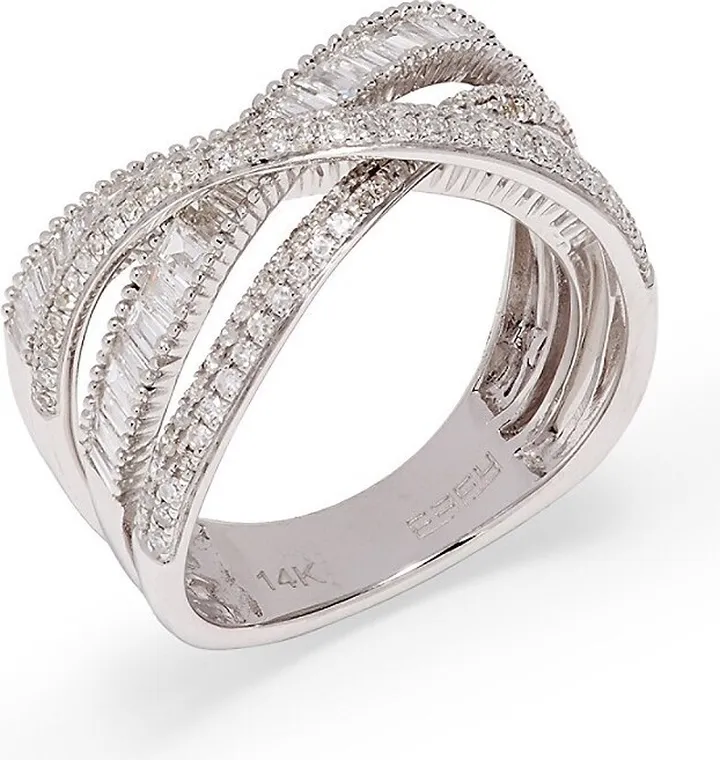 14K White Gold & 1.16 TCW Diamond Ring