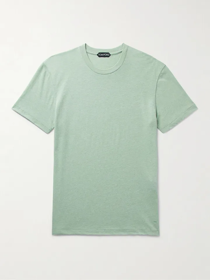 Cotton-Blend Jersey T-Shirt