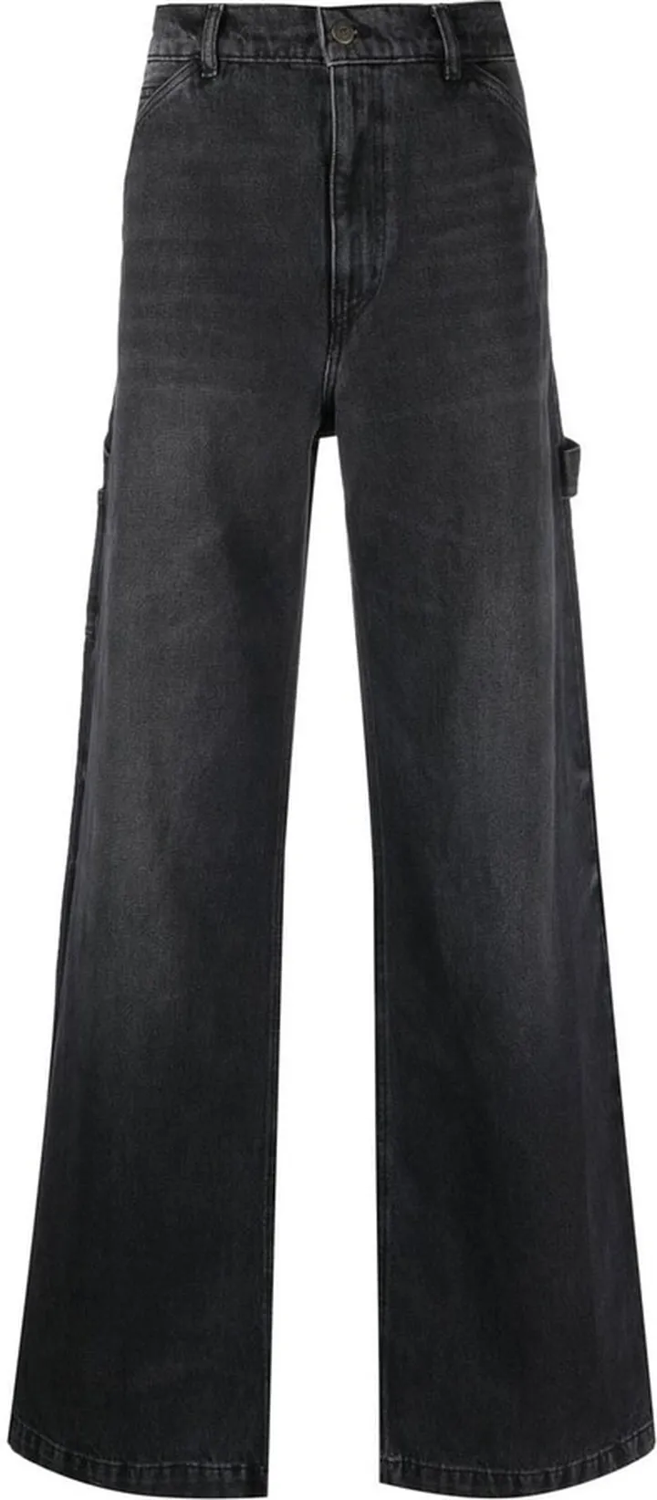 Washed Wide Leg Jeans
