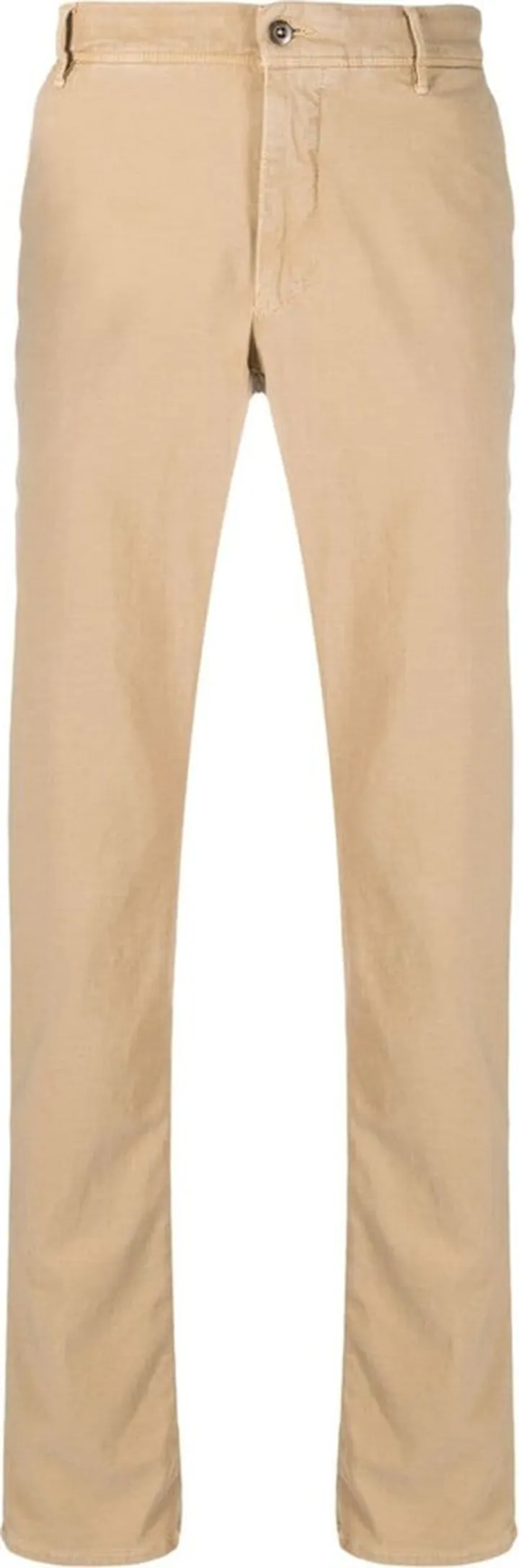 Straight-Leg Cotton Trousers