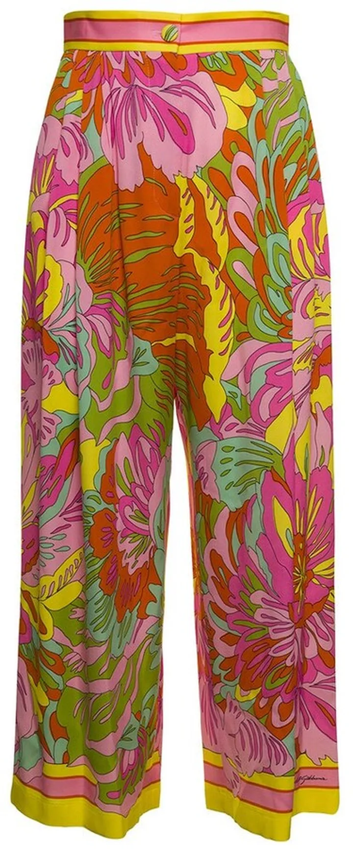 Dolce & Gabbana Flora Print Cropped Culottes