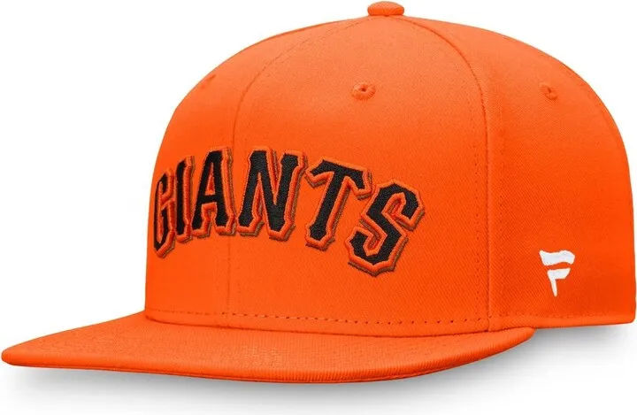 Men's Fanatics Branded Orange San Francisco Giants Team Core Fitted Hat