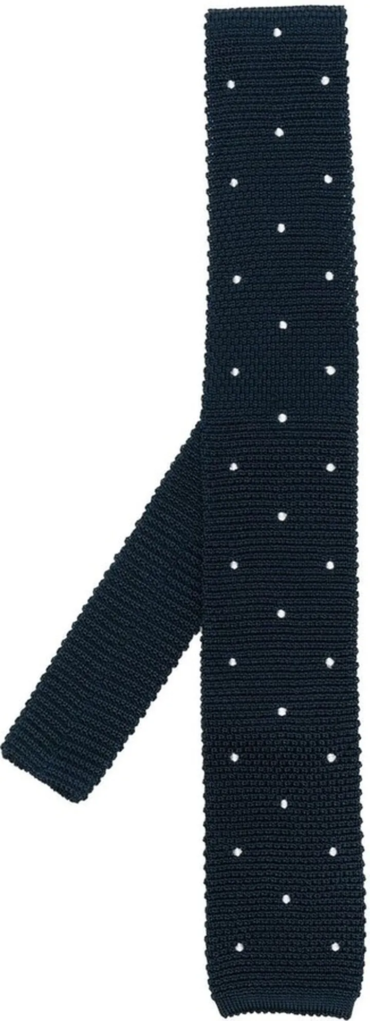 Embroidered Polka-Dot Pattern Tie