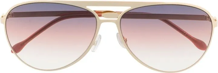 Gradient Round-Frame Sunglasses