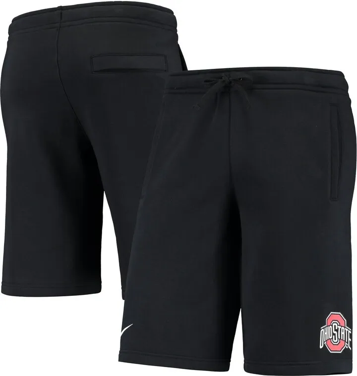 Men's Nike Black Ohio State Buckeyes College Primary Logo 2.0 Fly Performance Shorts