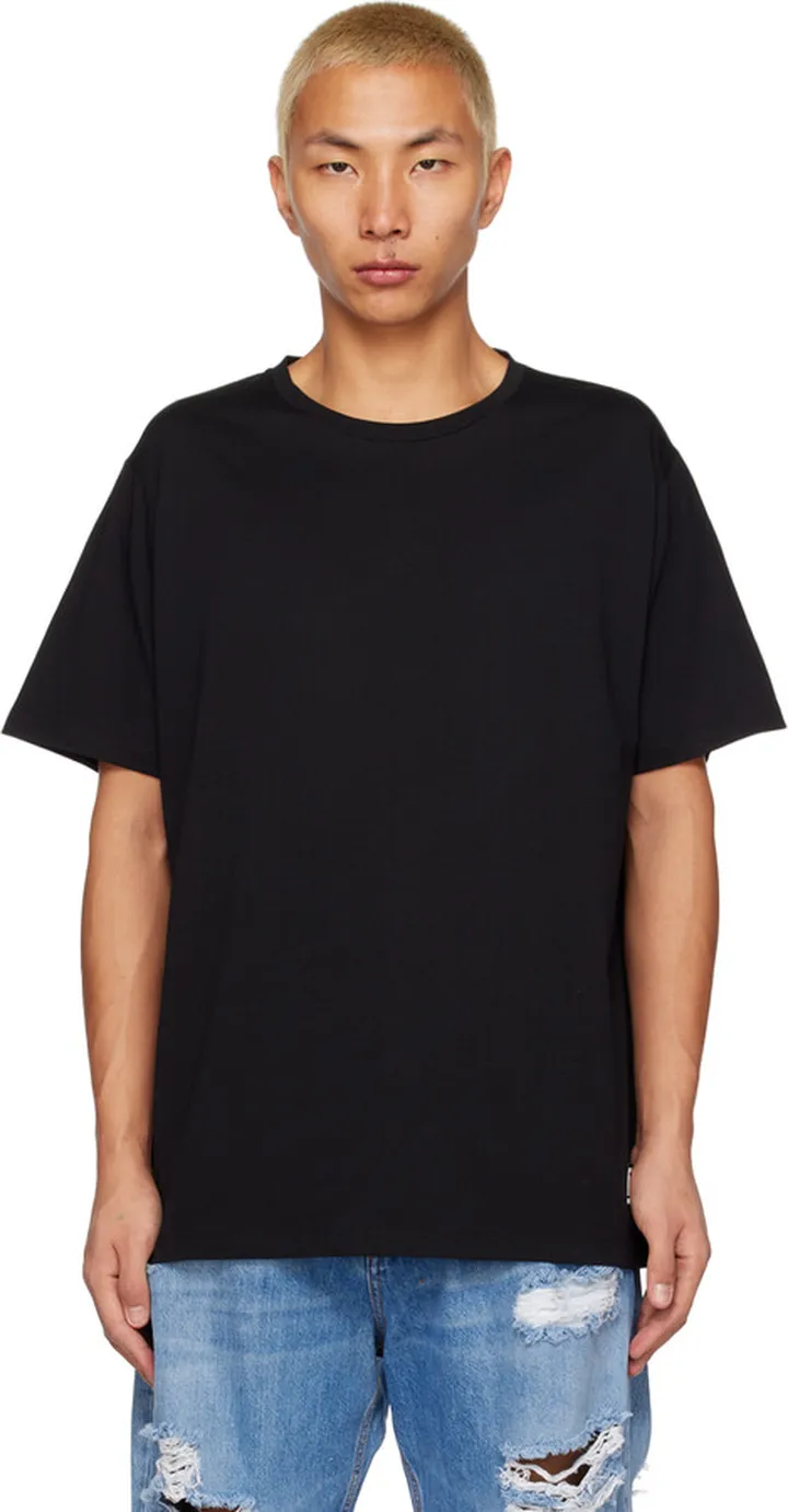 Balmain Black Printed T-Shirt