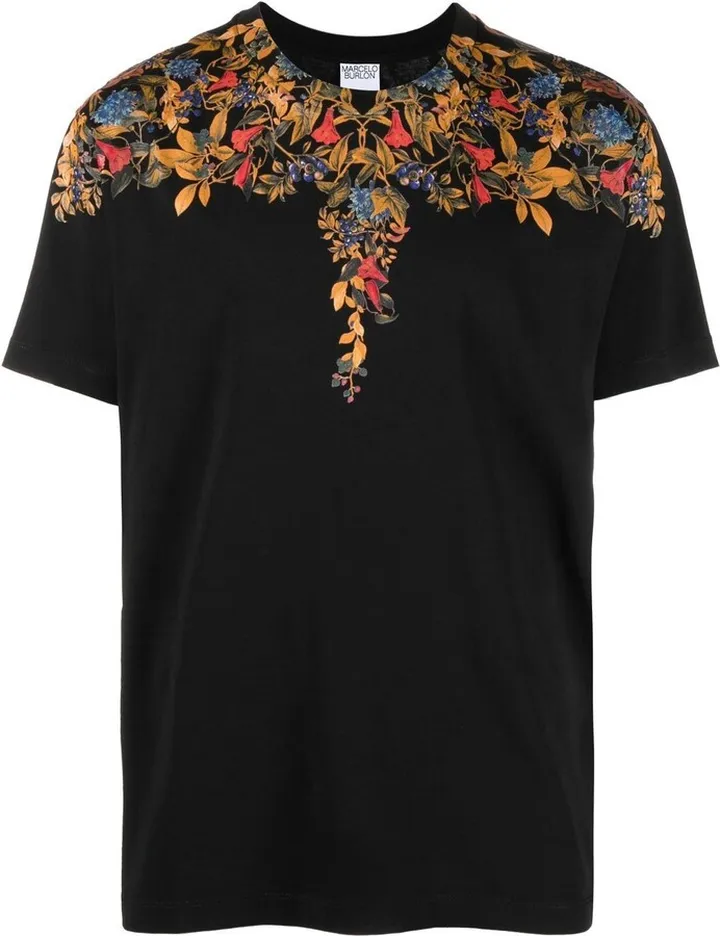 floral Wings-print T-shirt