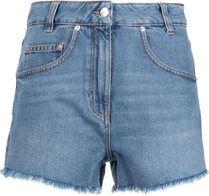 Japa low-rise denim shorts