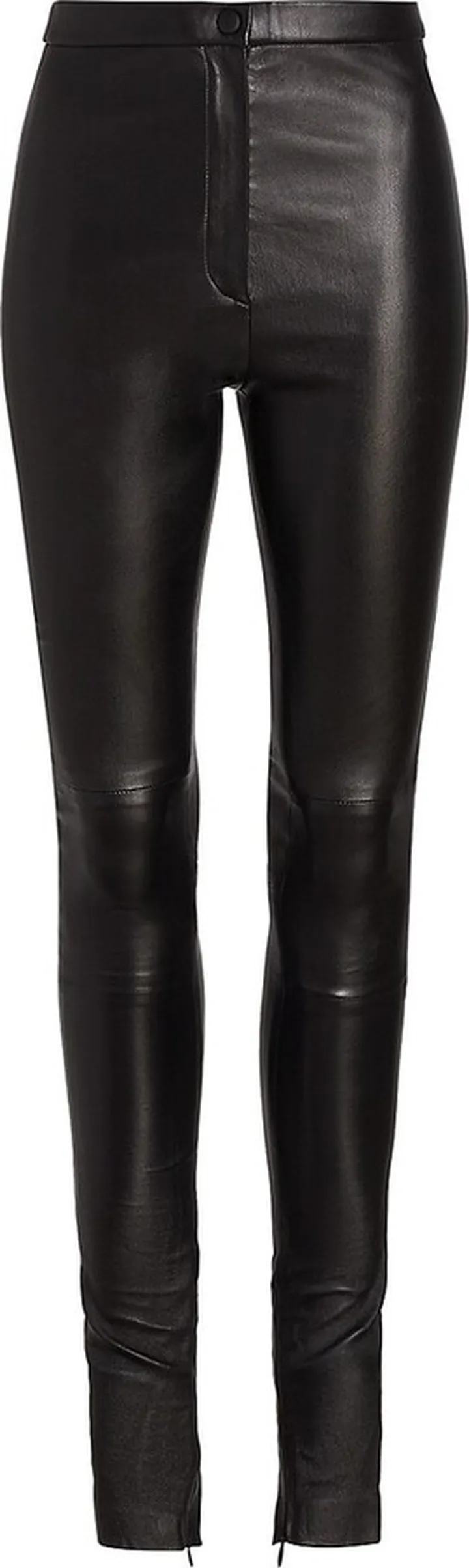 Leather Mid-Rise Leggings