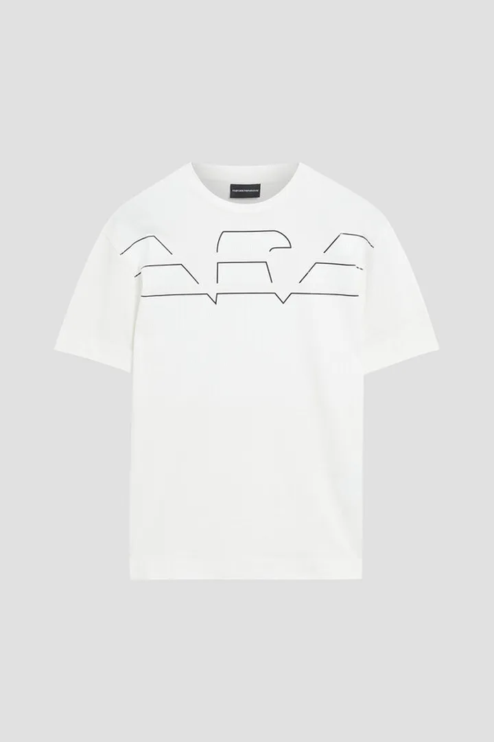 Printed cotton-jersey T-shirt