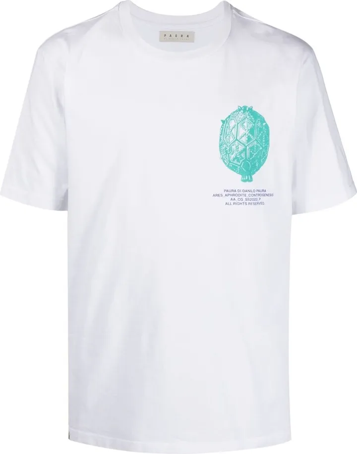 logo-print cotton T-shirt