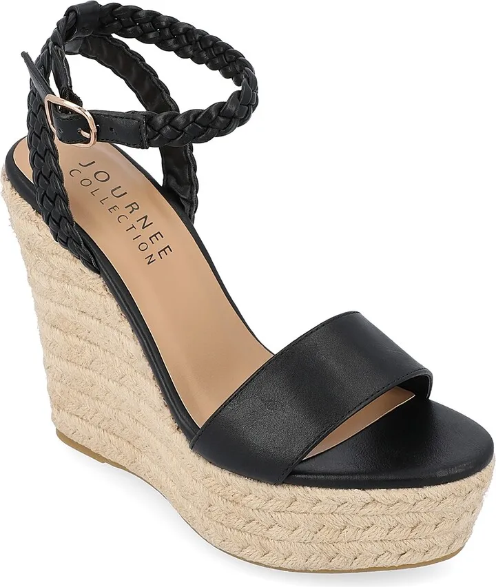 Journee Collection Andiah Espadrille Wedge Sandal