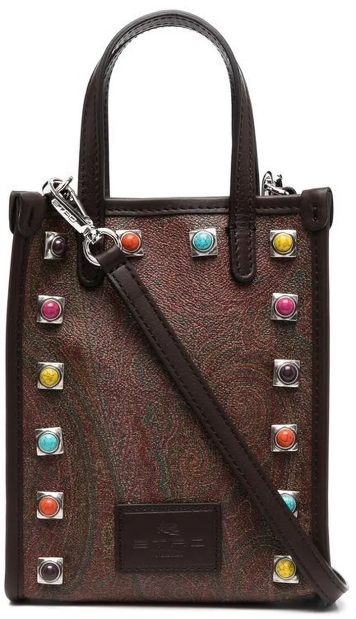 Paisley-Print Tote Bag