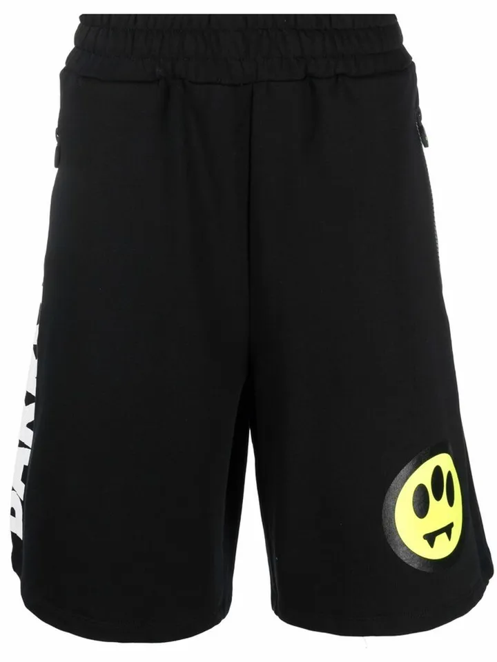 logo-print Bermuda shorts