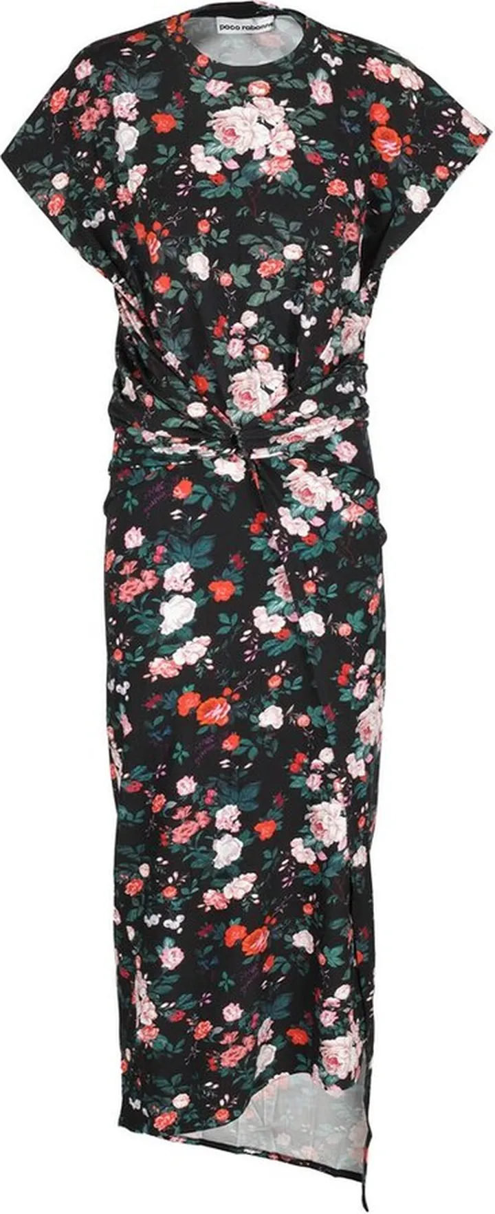 Paco Rabanne Floral Printed Short-Sleeved