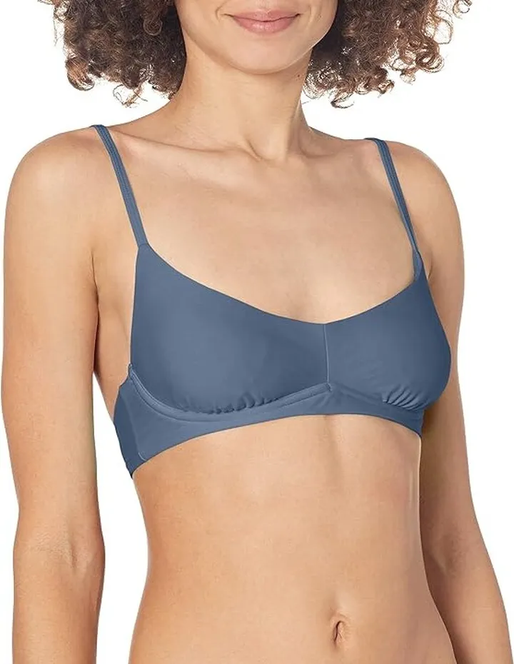 Body Glove Women's Standard Smoothies Palmer Underwire Adjustable Bikini Top Swimsuit (Storm) Women's Swimwear