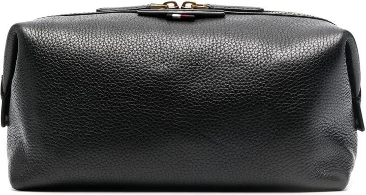 Grained Calf Leather Wash Bag