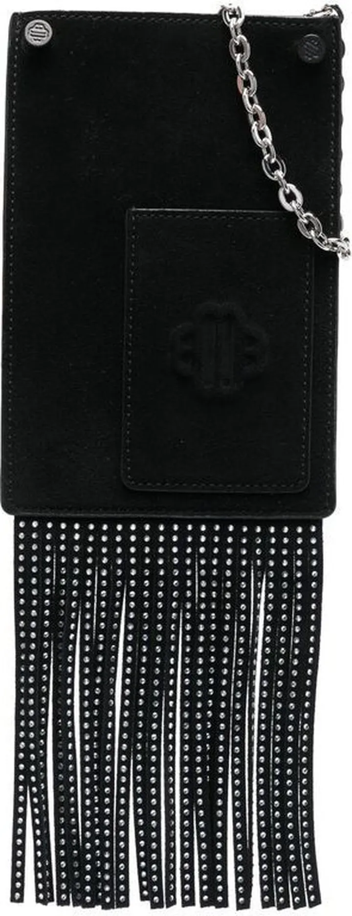 Fringe-Detail Suede Bag