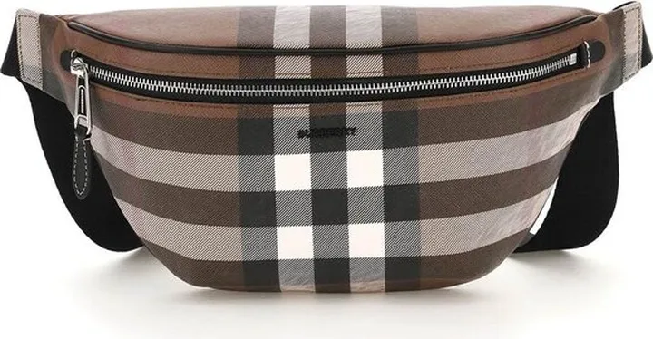 Burberry Checked Zipped Belt Bag