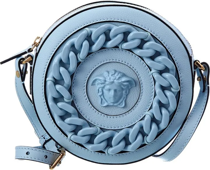 Versace La Medusa Leather Camera Bag