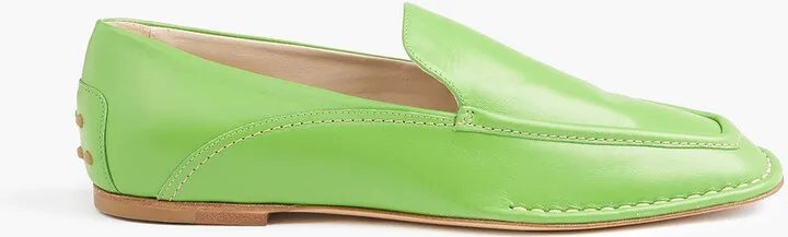 Leather loafers