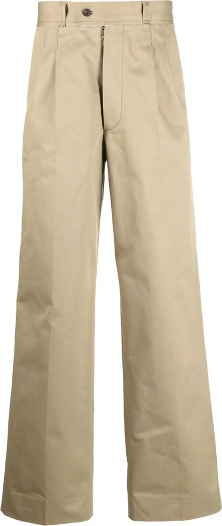 Neutral Straight-Leg Trousers