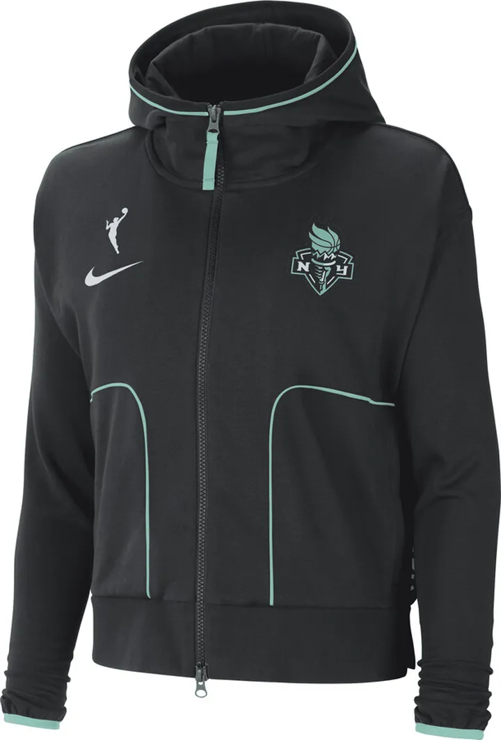 New York Liberty Nike Women's Dri-FIT WNBA Knit Jacket in Black