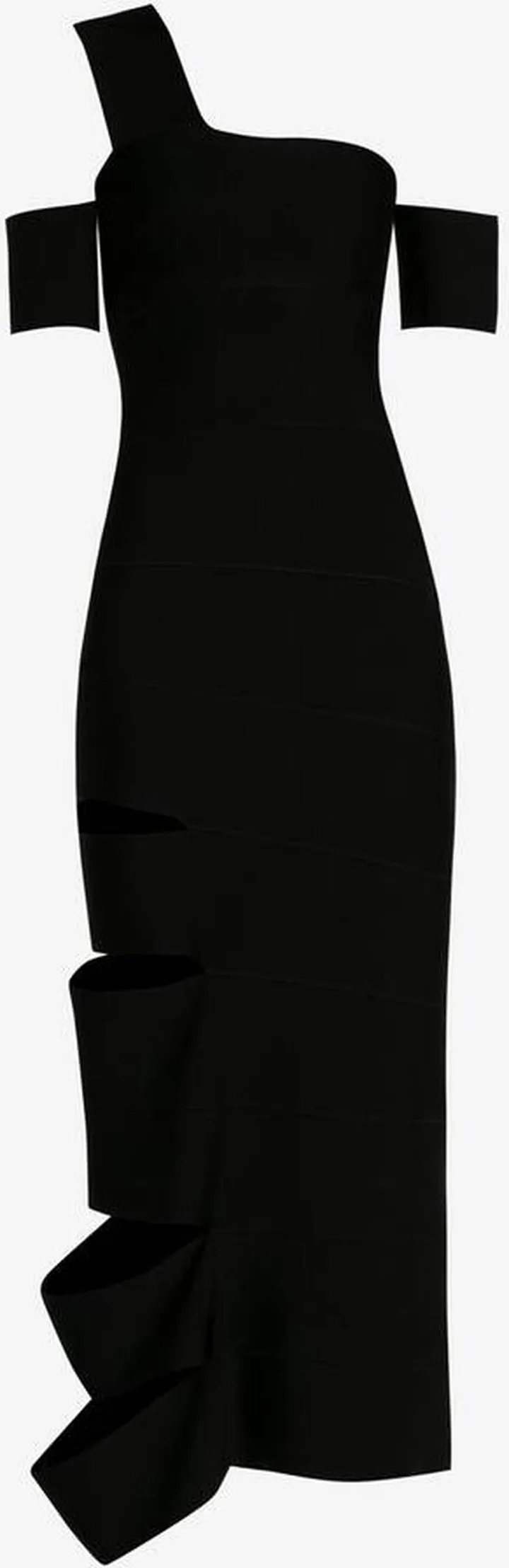 Women's Bandage Midi Dress In Black