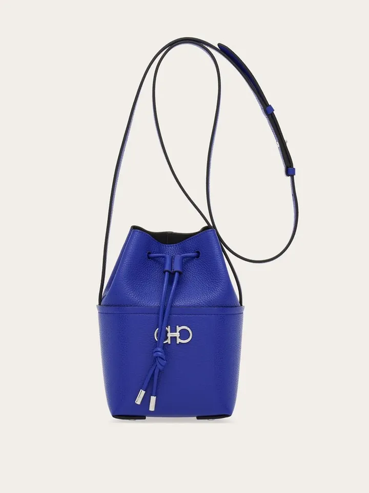 Ferragamo Women Gancini mini bag Blue