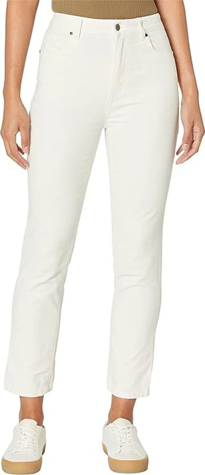 Sanctuary High-Rise Good Vibes Crop (Creme) Women's Casual Pants