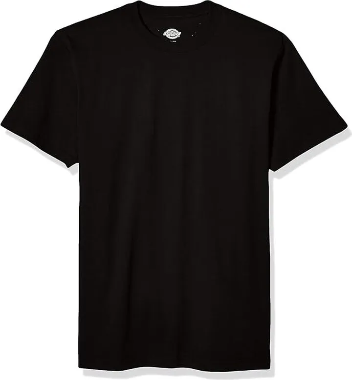 Dickies Men's Short Sleeve Heavweight Crew Neck Big-Tall (Black) Men's T Shirt