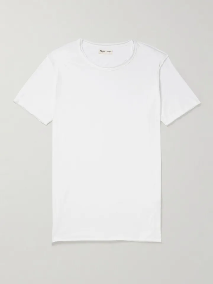 Franco Distressed Cotton-Jersey T-Shirt