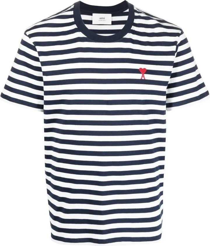 Blue And White Ami De Coeur T-Shirt