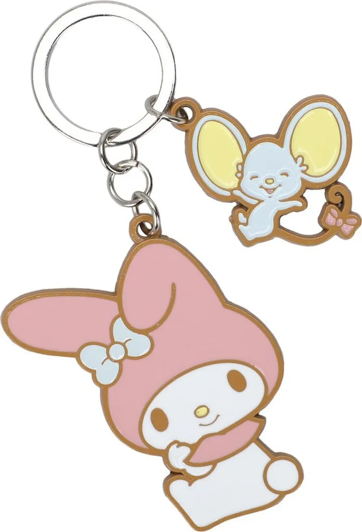 My Melody Flat & My Melody Character Charms Keychain