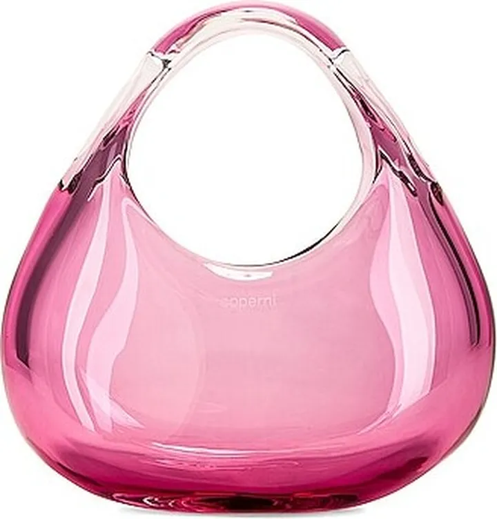Coperni Glass Mini Swipe Bag in Pink
