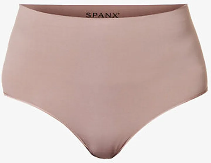 Womens Cafe AU Lait EcoCare High-rise Stretch-woven Briefs