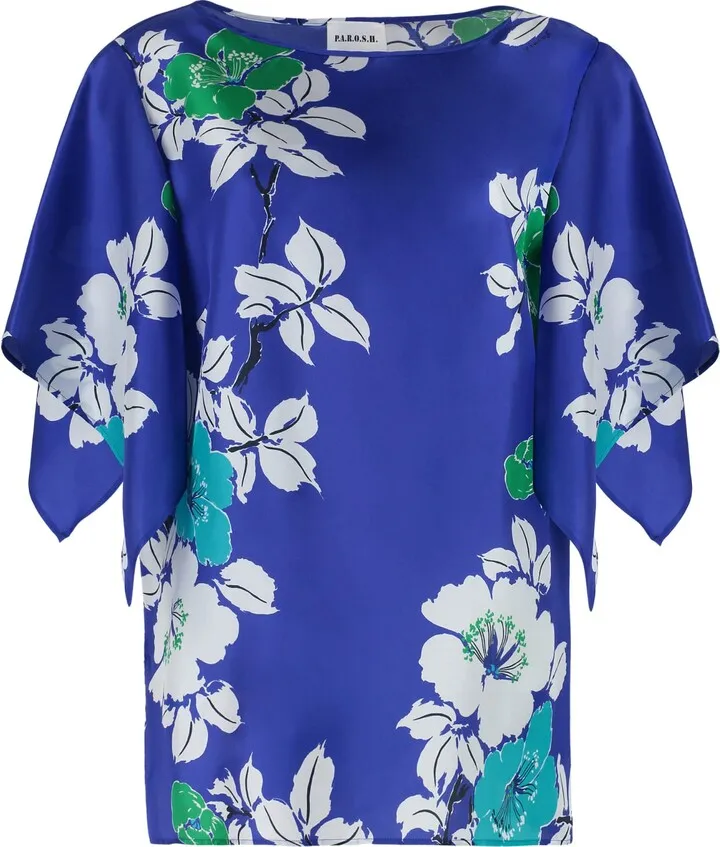 Printed Silk Blouse