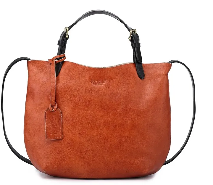 Old Trend Women's Genuine Leather Dip Dye Tote