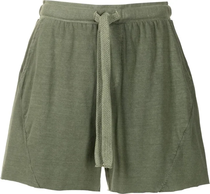 Drawstring-Waistband Cotton Shorts